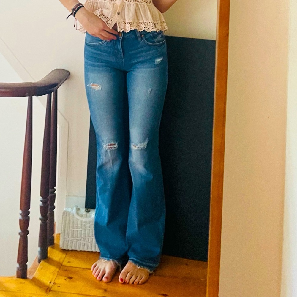 GREYWIRE Women's Flare Jeans